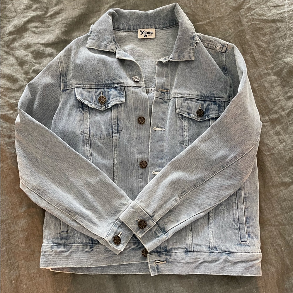 Show me your mumu denim jacket - ride or die